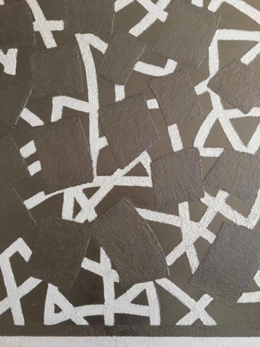 绘画 标题为“A09 - CONVECTIONS” 由Claude Le Roy, 原创艺术品, 丙烯 安装在木质担架架上