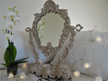 Design getiteld "Miroir sur pied piv…" door Lin-Et-Patine, Origineel Kunstwerk, Accessoires