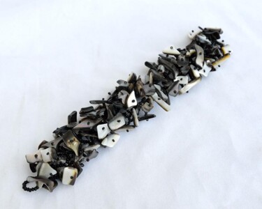 Design titled "“Fluffy” black shel…" by Irena Zelickman, Original Artwork, Jewelry