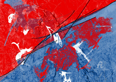 Digital Arts με τίτλο "SPLIT" από Olivier Lepan, Αυθεντικά έργα τέχνης, Ψηφιακή ζωγραφική