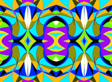 Digital Arts titled "Withgered violets" by Peter Jalesh, Original Artwork, Digital Painting