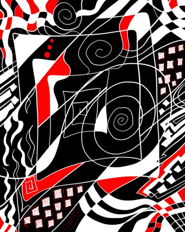 Arte digital titulada "The Arena" por China Alicia Rivera, Obra de arte original, Pintura Digital
