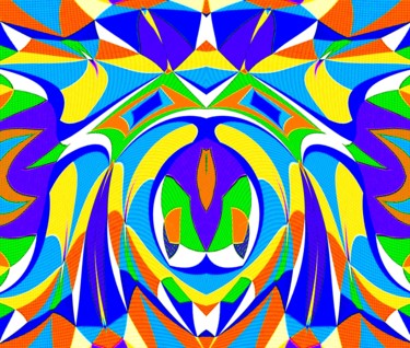 Digital Arts titled "Scattered Lights" by Peter Jalesh, Original Artwork, Digital Painting