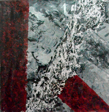 Pittura intitolato "Your Struggle" da Ravi Vishwakarma, Opera d'arte originale, Smalto Montato su Telaio per barella in legno