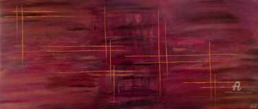 Malerei mit dem Titel "quintett" von Gor Don(Gnie), Original-Kunstwerk, Acryl Auf Keilrahmen aus Holz montiert
