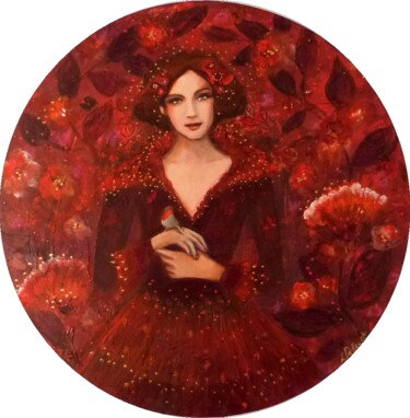 En confiance Peinture intitulée "En confiance" par Loetitia Pillault, Œuvre d'art originale, Acrylique