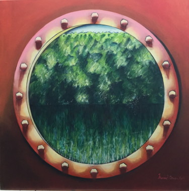 Malerei mit dem Titel "foret vierge" von Brasier Jeanoel, Original-Kunstwerk, Öl