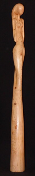 Ruissellement des Temps Sculpture intitulée "Ruissellement des T…" par Claude David, Œuvre d'art originale, Bois