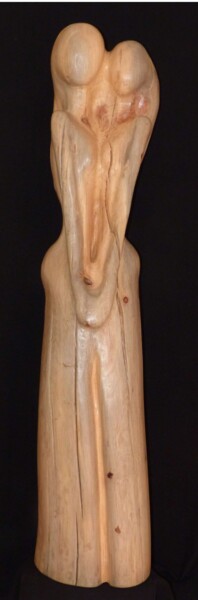 Sculpture intitulée "Elles" par Claude David, Œuvre d'art originale, Bois