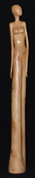 Murmure d'Eté Sculpture intitulée "Murmure d'Eté" par Claude David, Œuvre d'art originale, Bois