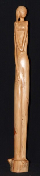 Murmure Sculpture intitulée "Murmure" par Claude David, Œuvre d'art originale, Bois