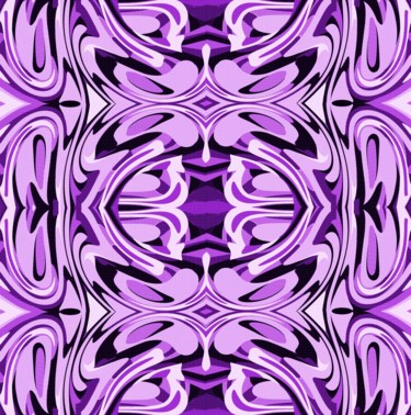 Digital Arts titled "pink lichen" by Peter Jalesh, Original Artwork, Digital Painting