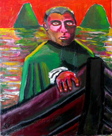 Painting titled "Vampyr" by Eddy Legrand, Original Artwork, Acrylic