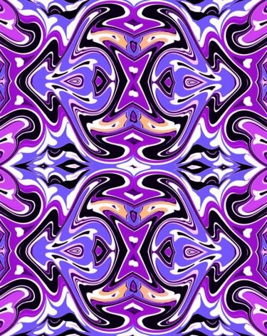 Digital Arts titled "Far-flung tapestry" by Peter Jalesh, Original Artwork, Digital Painting