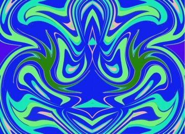 Digital Arts titled "Imagining a summer…" by Peter Jalesh, Original Artwork, Digital Painting