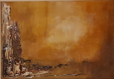 Peinture intitulée "Avancer vers la lum…" par Isabelle Pandini, Œuvre d'art originale, Acrylique