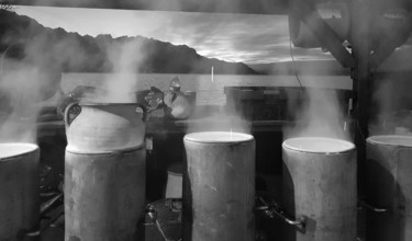 Photographie intitulée "Danse châtaigne 201…" par Carlos Vieira, Œuvre d'art originale, Photographie non manipulée