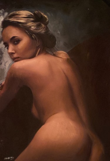 Painting titled "The Reminder" by William Oxer, Original Artwork, Acrylic