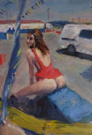 Painting titled "Shuffle , #ArtistSu…" by Manuel Leonardi, Original Artwork, Oil