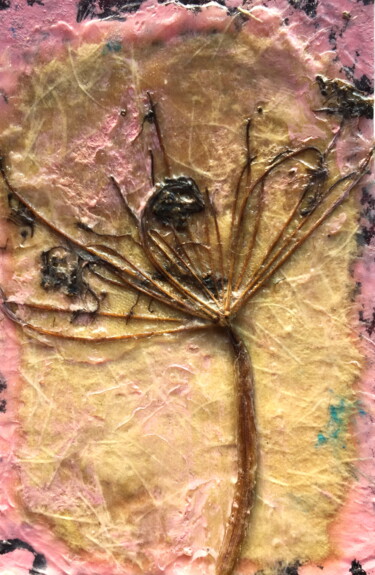 Collages intitulée "Summer memories dri…" par Lena Ru, Œuvre d'art originale, Collages