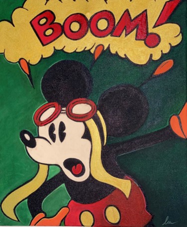 绘画 标题为“BOOM” 由Laurence Uzan, 原创艺术品, 丙烯