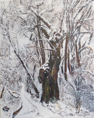 Peinture intitulée "DOUVRES la vieille…" par Jean Pierre Fetis, Œuvre d'art originale, Acrylique