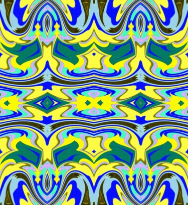 Digital Arts titled "Metropolitan Curtain" by Peter Jalesh, Original Artwork, Digital Painting