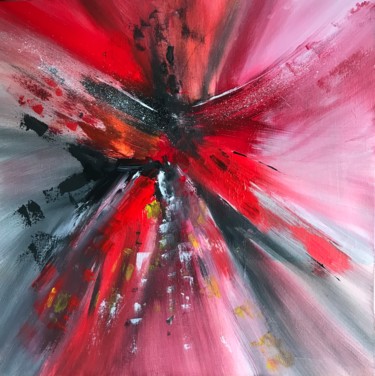 Peinture intitulée "Fantôme" par Diego Marquez Et Elisabeth Dam, Œuvre d'art originale, Acrylique Monté sur Châssis en bois