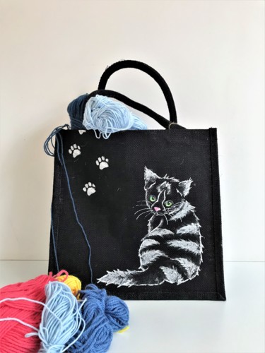 Oh my cat!! Design titled "Oh my cat!!" by Nora Leynadier, Original Artwork, Accessories