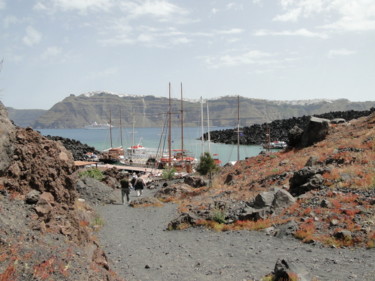 Fotografia intitolato "au centre du volcan…" da Anne Marie Mermet, Opera d'arte originale, Fotografia non manipolata