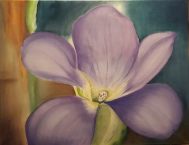 Peinture intitulée "covid19" par Éva Mihalovics, Œuvre d'art originale, Huile