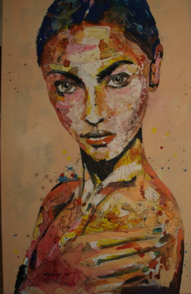 Peinture intitulée "titre 2" par Pascal Fairier, Œuvre d'art originale, Acrylique