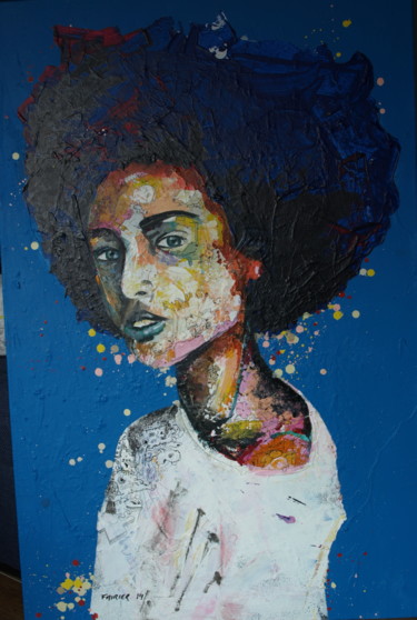 Peinture intitulée "t" par Pascal Fairier, Œuvre d'art originale, Acrylique