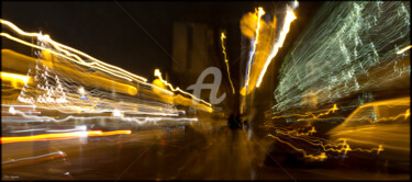 Photographie intitulée "Dam at night" par Peter Soyman, Œuvre d'art originale, Photographie numérique