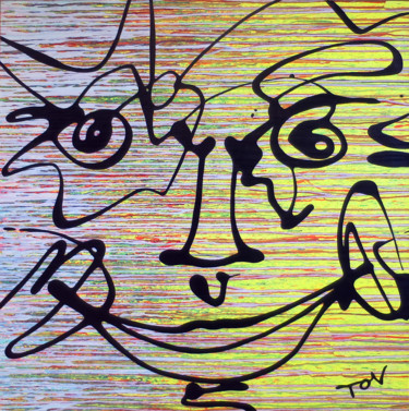 Peinture intitulée "Résistances" par Tov, Œuvre d'art originale, Acrylique Monté sur Châssis en bois