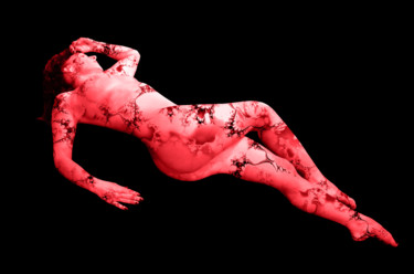 Digital Arts titled "ANDROMEDA ON BLACK" by Paul Pinzarrone, Original Artwork, 2D Digital Work