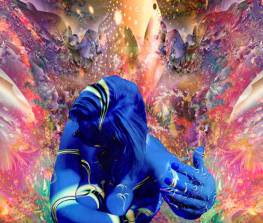 Digital Arts titled "THE PENITENT MAGDAL…" by Paul Pinzarrone, Original Artwork, 2D Digital Work