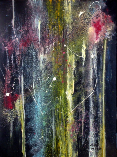 Peinture intitulée "Looking at Infinity…" par Marianne Charlotte Mylonas-Svikovsky (Marlo), Œuvre d'art originale, Acrylique