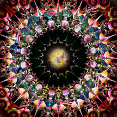 Digital Arts titled "MIRROR WINDOW D" by Paul Pinzarrone, Original Artwork, Digital Painting