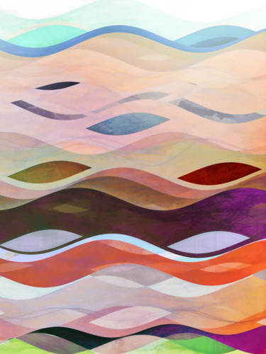 Digital Arts titled "Undulations" by Jon Woodhams, Original Artwork, 2D Digital Work