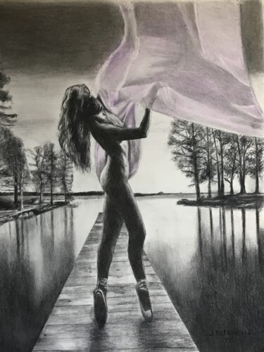 DANSE ET TOURBILLON. Painting titled "DANSE ET TOURBILLON." by Jacques Tafforeau, Original Artwork, Watercolor