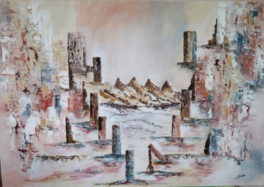 Peinture intitulée "Imaginaire" par Cathya, Œuvre d'art originale, Acrylique Monté sur Châssis en bois