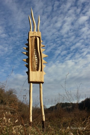Sculpture intitulée "Source" par Alain Bernegger, Œuvre d'art originale, Bois