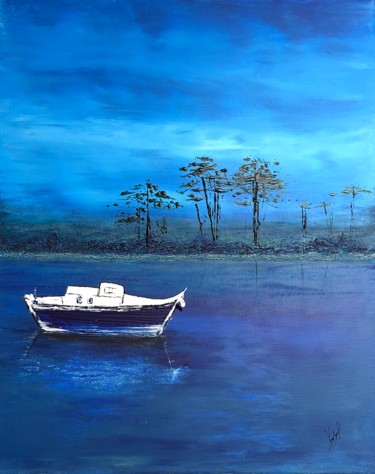 Fraîcheur Landaise Peinture intitulée "Fraîcheur Landaise" par Ysabel Laffitte, Œuvre d'art originale, Acrylique Monté sur Châssis en bois