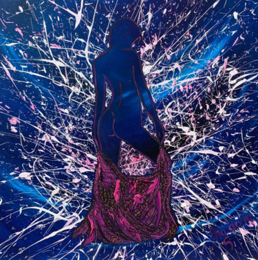 Peinture intitulée "336-Divine" par Nadodo, Œuvre d'art originale, Acrylique