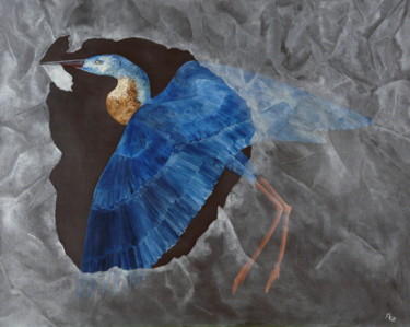 Envolée Peinture intitulée "Envolée" par Maryse Chauvin, Œuvre d'art originale, Huile