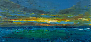 Malerei mit dem Titel "Wundergelb" von Sophia Kühn, Original-Kunstwerk, Acryl