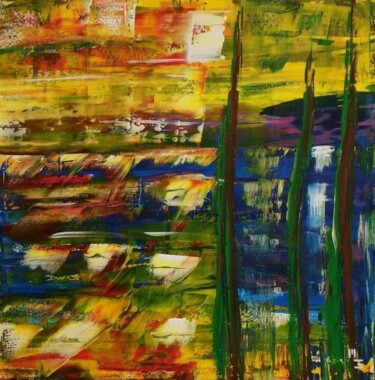 Peinture intitulée "Spring" par Michel Guerry (M ATOM), Œuvre d'art originale, Acrylique