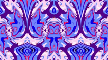 Digital Arts titled "Night Butterflies" by Peter Jalesh, Original Artwork, Digital Painting