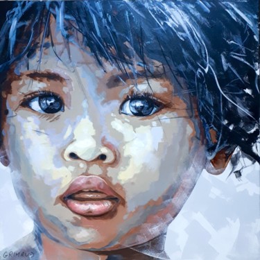 Peinture intitulée "Bao" par Mathilde Grimaud, Œuvre d'art originale, Acrylique